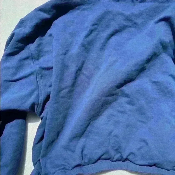 NEW Loungewear Varsity Quarter Zip Sweater Navy Size S - Picture 8 of 8